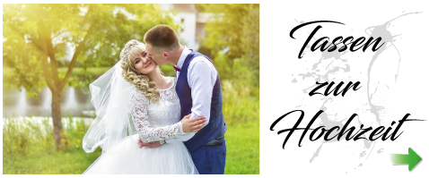 Tassen zur Hochzeit
