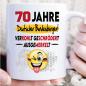 Preview: Tasse Geburtstag Bundesbürger 70 Weiss