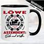 Preview: Tasse-Astrologie-Sternzeichen-Aszident-Löwe-Couch-Faultier-Kaffee