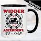 Preview: Tasse-Astrologie-Sternzeichen-Aszident-Widder-Couch-Faultier-Kaffee