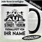 Preview: Personalisierte Fußballtasse Erzgebirge Aue