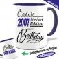 Preview: Tasse Geburtstag Dunkelblau Limited Edition 18