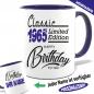 Preview: Tasse Geburtstag Dunkelblau Limited Edition 60