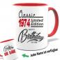Mobile Preview: Tasse Geburtstag Personalisiert Limited Edition 50 Rot