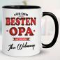 Mobile Preview: Bester Opa mit Widmung