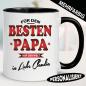 Preview: Tasse Geschenk Für den besten Papa auf der Welt