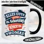 Preview: Alles Gute wünscht. Geburtstagstasse personalisiert.