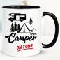 Preview: Lustige Sprüche Tasse für Camper Camper on Tour