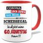 Preview: Corona Geburtstagstasse Scheissegal