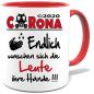 Preview: Corona Tasse in 8 Farben * Hände waschen