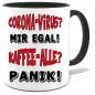 Preview: Corona Tasse in 8 Farben * Kaffee Panik