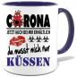 Preview: Corona Tasse in 8 Farben * Küssen