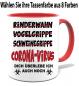 Preview: Lustige Tasse mit Motiv Corona Virus