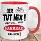Preview: Tasse für Radfahrer Der tut nix Rot