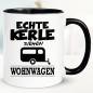 Preview: Lustige Sprüche Tasse für Camper Echte Kerle