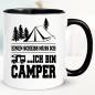Preview: Lustige Sprüche Tasse für Camper Einen Scheiss muss ich