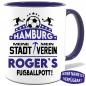 Preview: Fantasse Farbig Personalisiert Hamburger SV