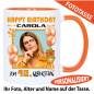 Preview: Fototasse-Geburtstag-Personalisiert-Bild-Orange
