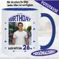 Preview: Fototasse-Geburtstag-Personalisiert-Photo-Alterszahl-Dunkelblau