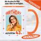 Preview: Fototasse-Geburtstag-Personalisiert-Photo-Alterszahl-Orange