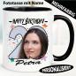 Preview: Fototasse mit Name zum 20. Geburtstag