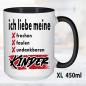Preview: XL Schwarz 450ml