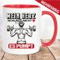 Preview: Frau Mein Herz pumpt - Tasse Bodybuilding