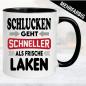 Preview: Schlucken geht schneller als frische Laken.
