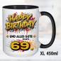 Preview: XL Schwarz 450ml