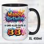 Preview: XL Schwarz 450ml