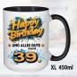 Preview: XL Schwarz 450ml