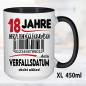 Preview: XL Schwarz 450ml