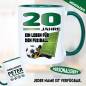 Preview: 20 Jahre. Ein Leben für den Fußball. Tasse Geburtstag.