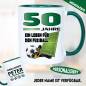 Preview: 50 Jahre. Ein Leben für den Fußball. Tasse Geburtstag.