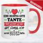Preview: Beste Tante. Tasse zum verschenken.