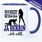 Preview: Tasse Ja Herrin mit  Datum