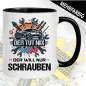 Preview: Tasse KFZ-Mechaniker Schrauber. Der Tut Nix