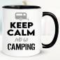 Preview: Lustige Sprüche Tasse für Camper Keep Calm