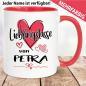 Preview: Lieblingstasse mit Name personalisiert