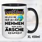 Preview: XL Schwarz 450ml