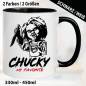 Preview: Tasse Schwarz Chucky