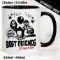 Preview: Tasse Schwarz Horror Friends