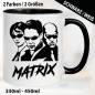 Preview: Tasse Schwarz Matrix