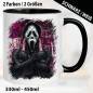 Preview: Horror Fan Tasse Scream Schwarz