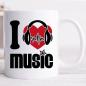 Preview: Tasse Music I Love Music Weiss