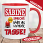 Preview: Hände weg von meiner Tasse