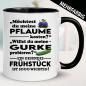 Preview: Tasse Sex Spruch Pflaume und Gurke