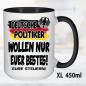 Preview: XL Schwarz 450ml