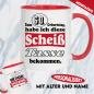 Preview: Geburtstagstasse Scheiss Tasse