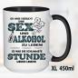 Preview: XL Schwarz 450ml